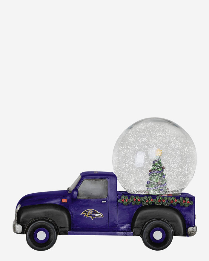 Baltimore Ravens Pickup Truck Snow Globe FOCO - FOCO.com