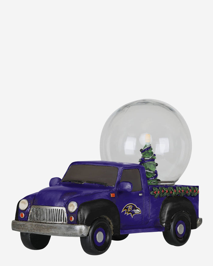 Baltimore Ravens Pickup Truck Snow Globe FOCO - FOCO.com