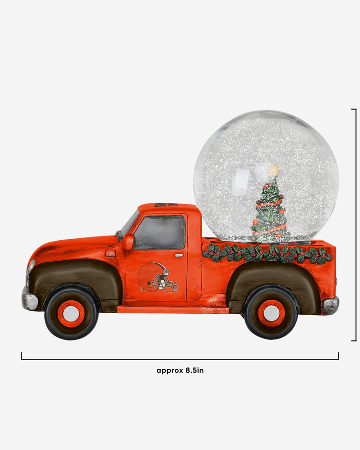 Cleveland Browns Pickup Truck Snow Globe FOCO - FOCO.com