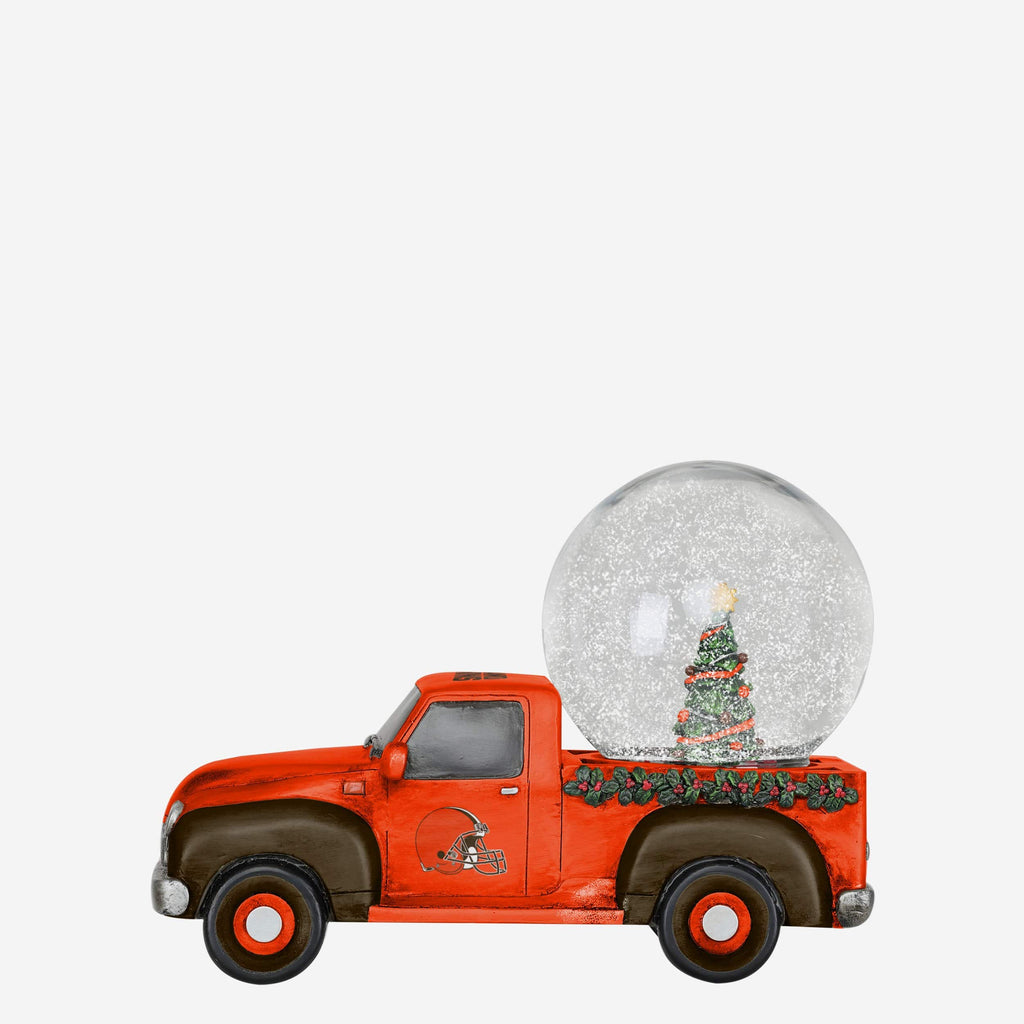 Cleveland Browns Pickup Truck Snow Globe FOCO - FOCO.com