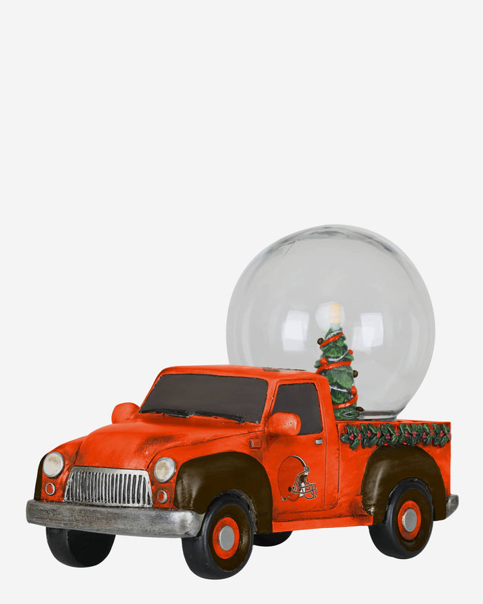 Cleveland Browns Pickup Truck Snow Globe FOCO - FOCO.com