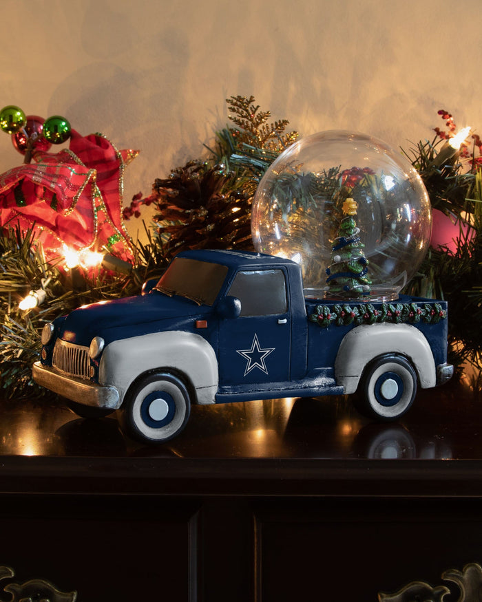 Dallas Cowboys Pickup Truck Snow Globe FOCO - FOCO.com