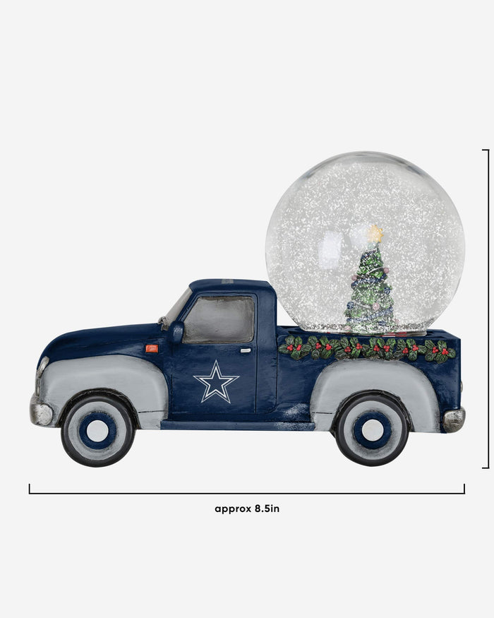 Dallas Cowboys Pickup Truck Snow Globe FOCO - FOCO.com