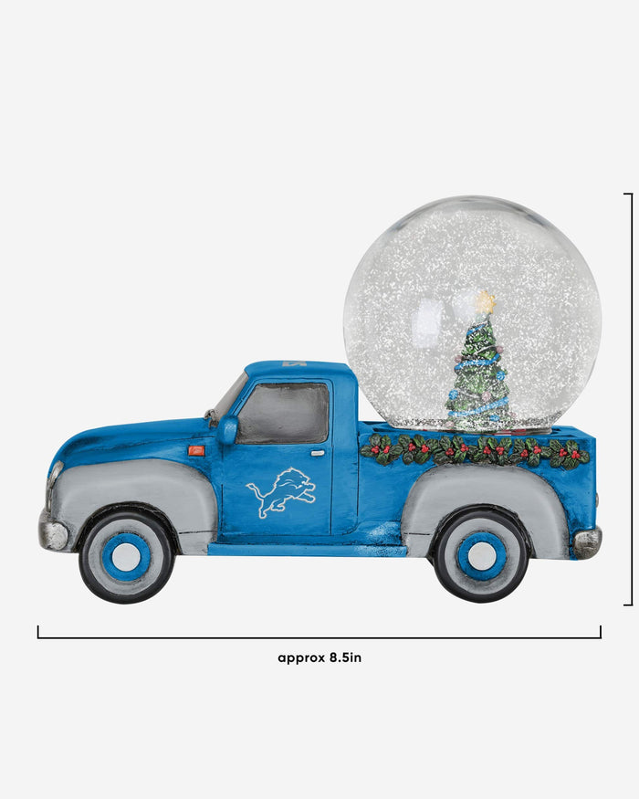 Detroit Lions Pickup Truck Snow Globe FOCO - FOCO.com