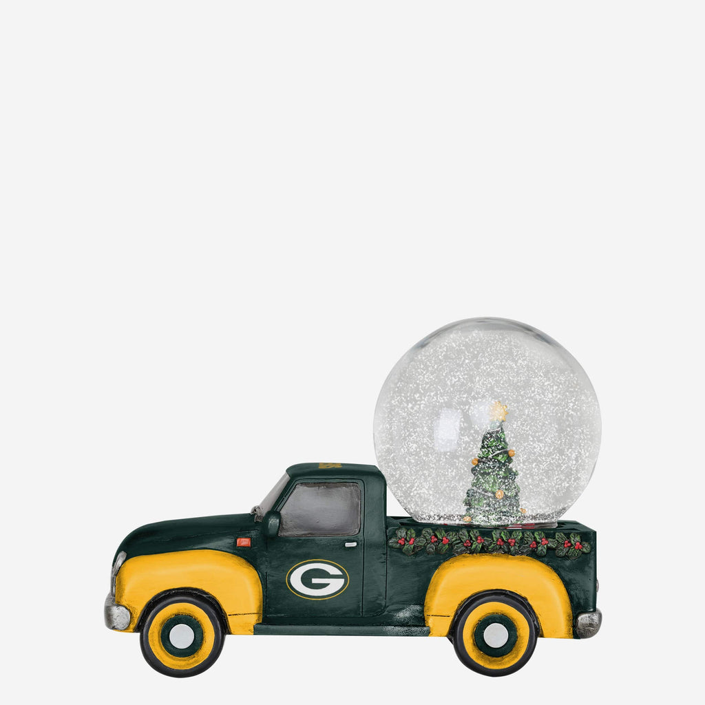 Green Bay Packers Pickup Truck Snow Globe FOCO - FOCO.com