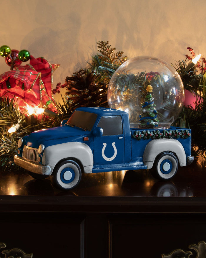 Indianapolis Colts Pickup Truck Snow Globe FOCO - FOCO.com