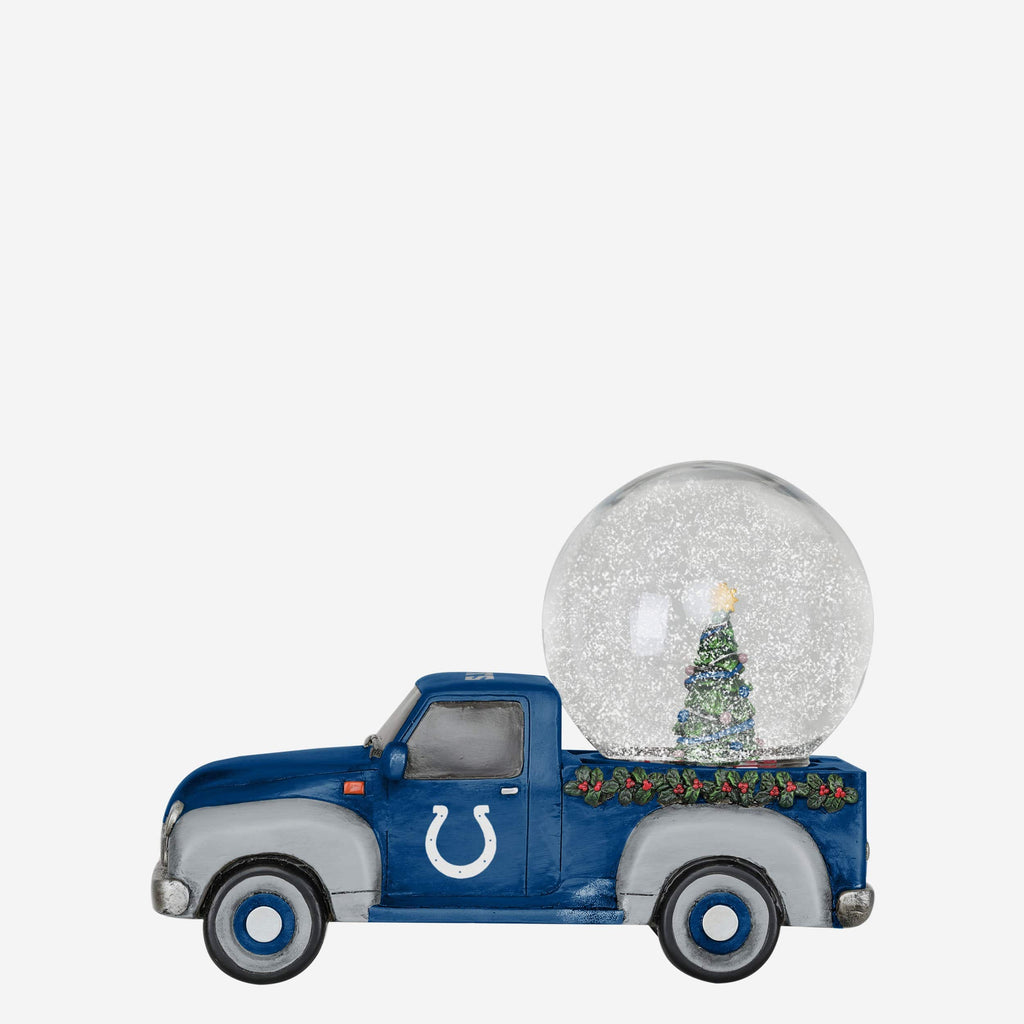 Indianapolis Colts Pickup Truck Snow Globe FOCO - FOCO.com