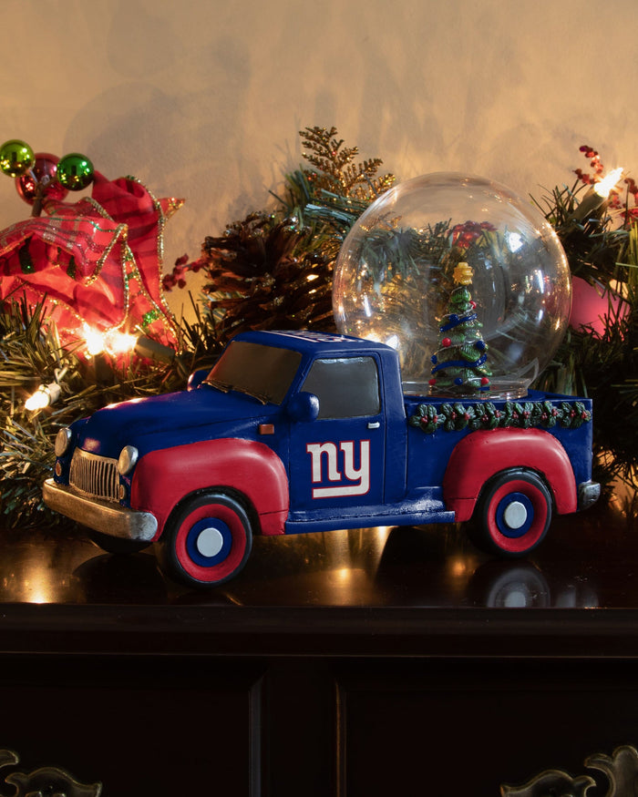 New York Giants Pickup Truck Snow Globe FOCO - FOCO.com