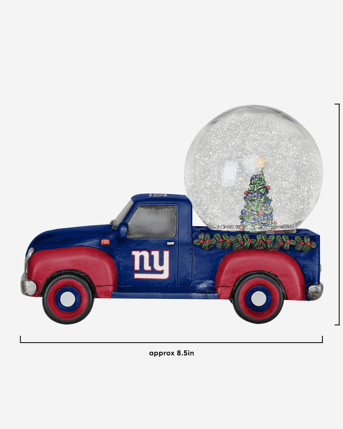 New York Giants Pickup Truck Snow Globe FOCO - FOCO.com