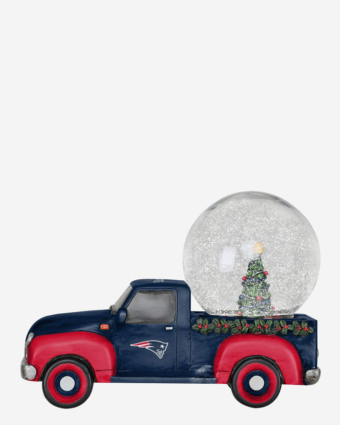 New England Patriots Pickup Truck Snow Globe FOCO - FOCO.com