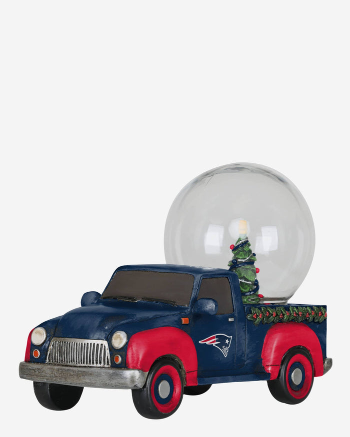 New England Patriots Pickup Truck Snow Globe FOCO - FOCO.com