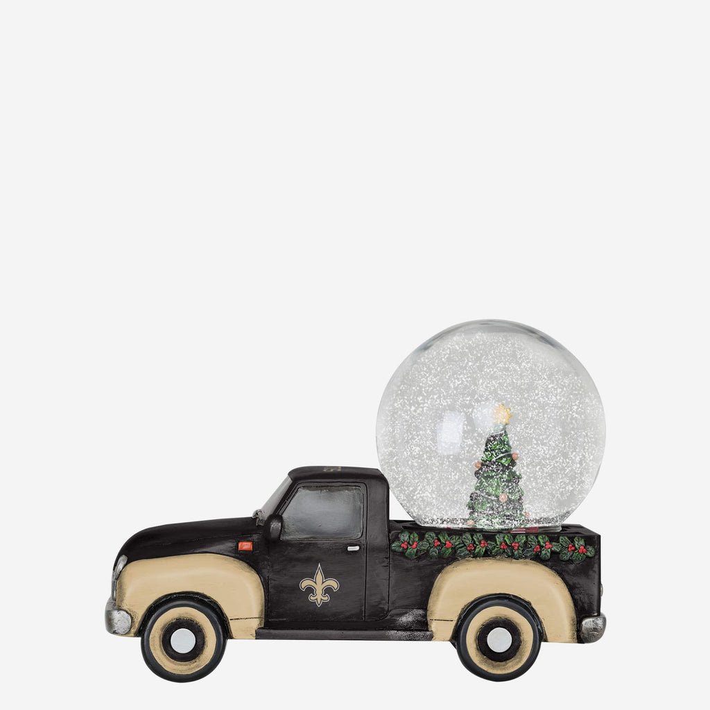 New Orleans Saints Pickup Truck Snow Globe FOCO - FOCO.com