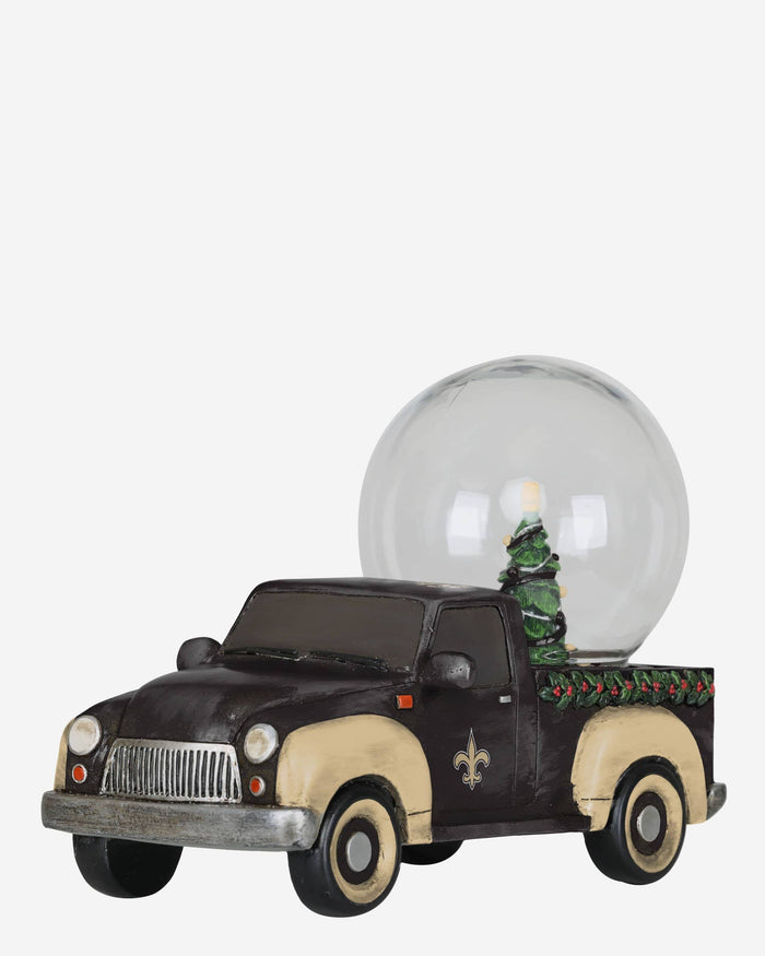 New Orleans Saints Pickup Truck Snow Globe FOCO - FOCO.com