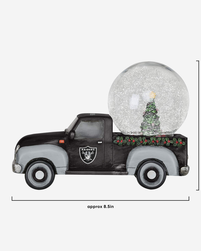 Las Vegas Raiders Pickup Truck Snow Globe FOCO - FOCO.com