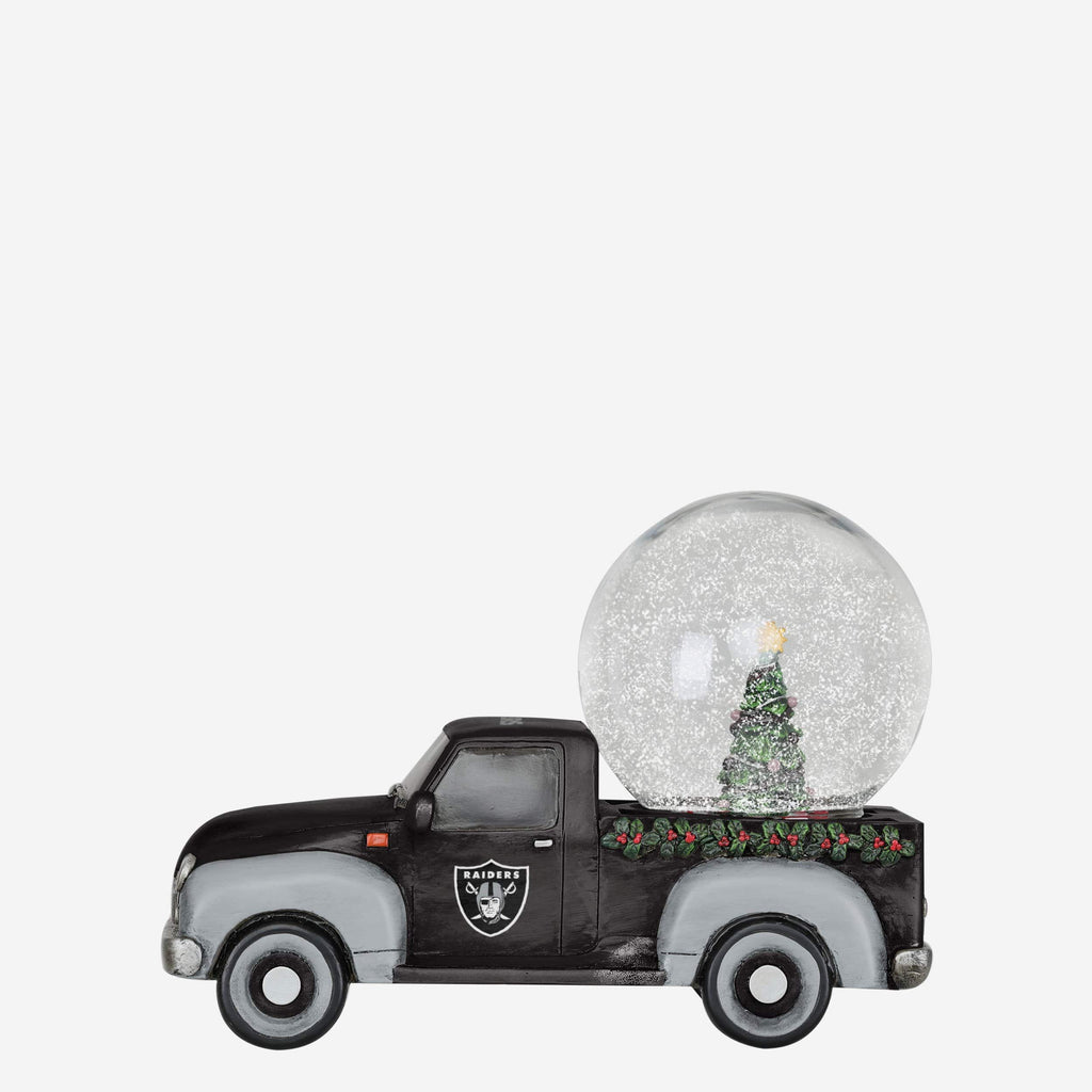 Las Vegas Raiders Pickup Truck Snow Globe FOCO - FOCO.com