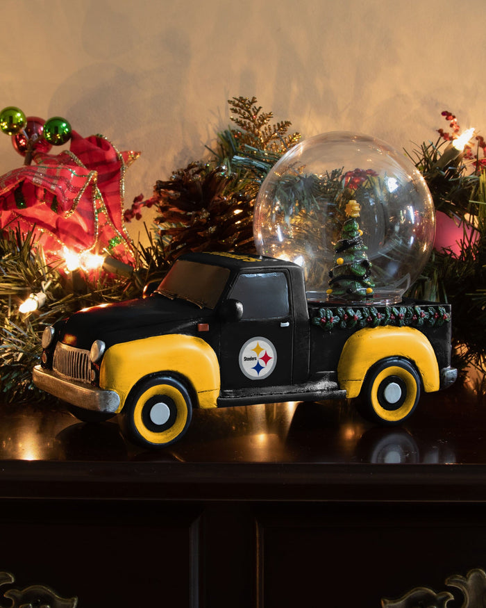 Pittsburgh Steelers Pickup Truck Snow Globe FOCO - FOCO.com