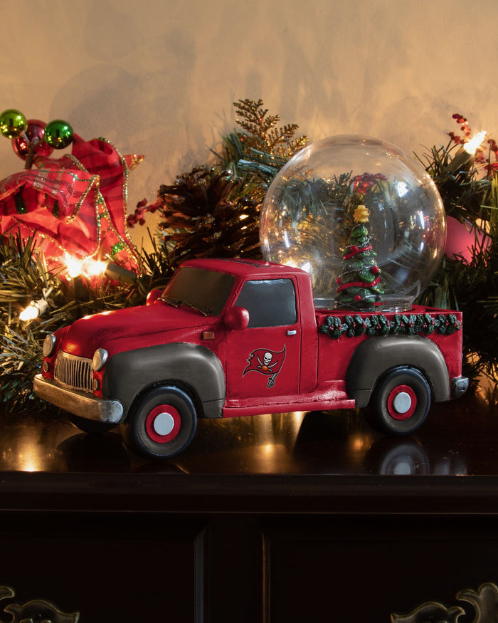 Tampa Bay Buccaneers Pickup Truck Snow Globe FOCO - FOCO.com