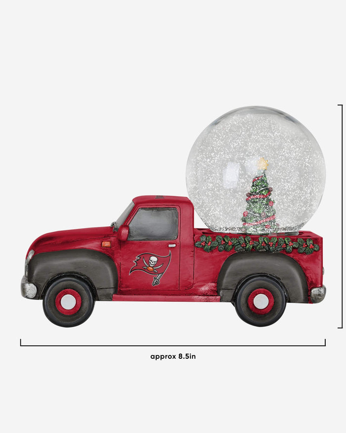 Tampa Bay Buccaneers Pickup Truck Snow Globe FOCO - FOCO.com