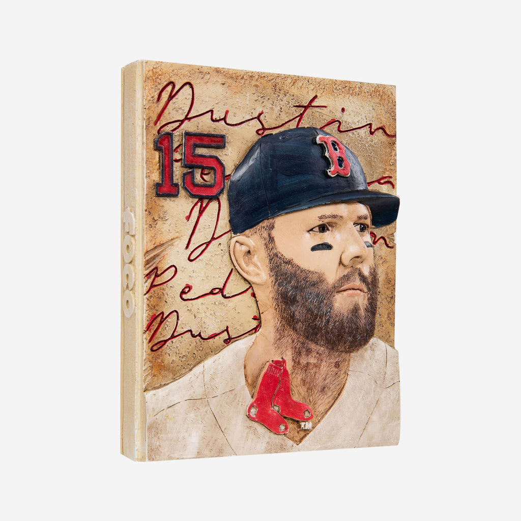 Dustin Pedroia Boston Red Sox Player Wall Plaque FOCO - FOCO.com