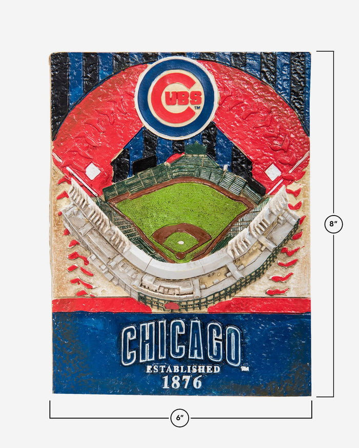 Chicago Cubs Wrigley Field Stadium Wall Plaque FOCO - FOCO.com