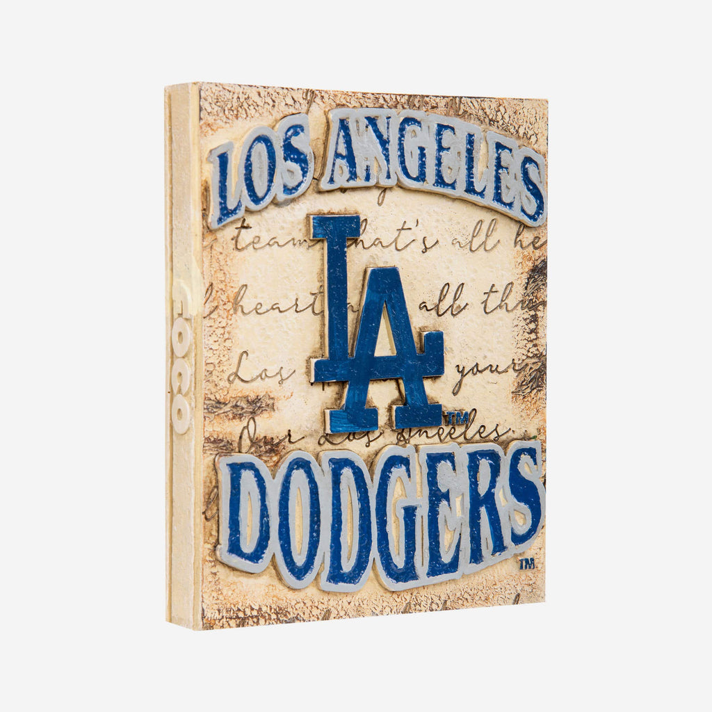 Los Angeles Dodgers Team Logo Wall Plaque FOCO - FOCO.com
