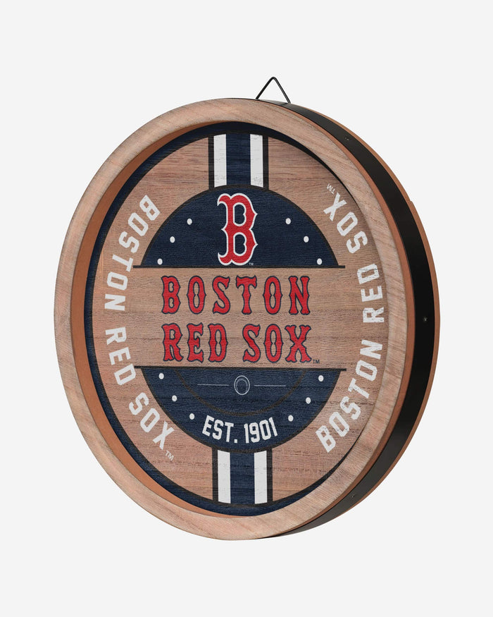 Boston Red Sox Wooden Barrel Sign FOCO - FOCO.com