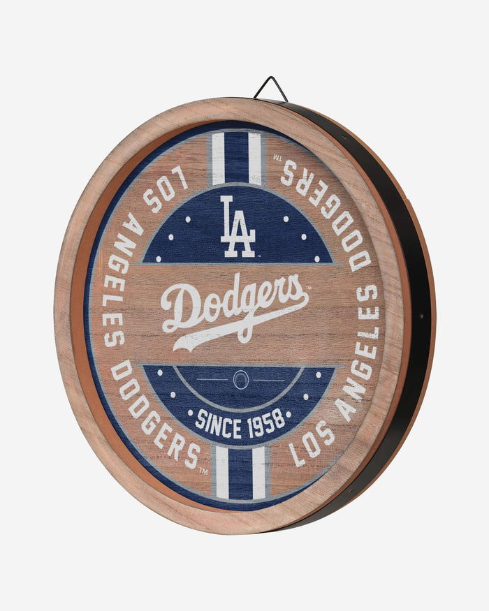 Los Angeles Dodgers Wooden Barrel Sign FOCO - FOCO.com