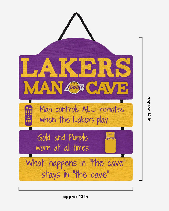 Los Angeles Lakers Mancave Sign FOCO - FOCO.com