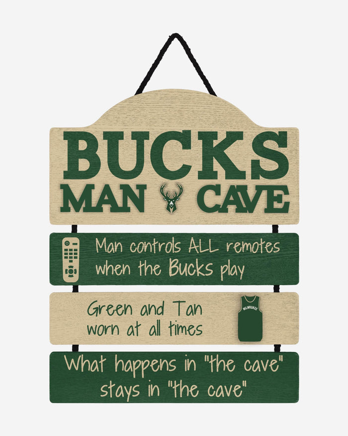 Milwaukee Bucks Mancave Sign FOCO - FOCO.com