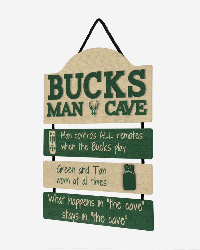 Milwaukee Bucks Mancave Sign FOCO - FOCO.com