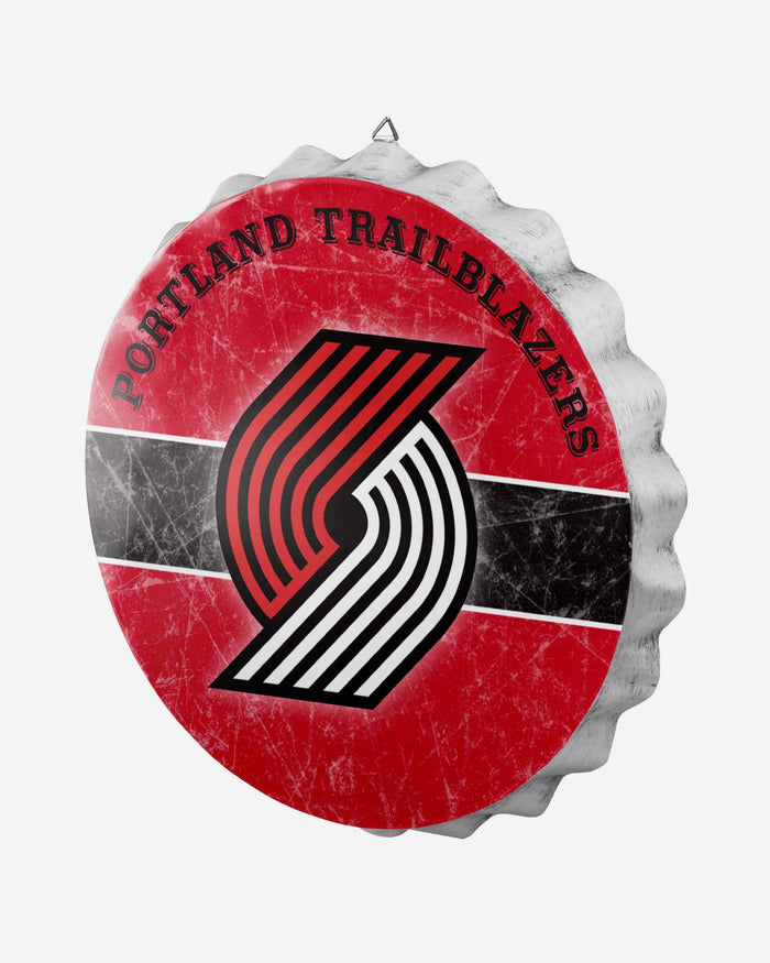 Portland Trail Blazers Metal Distressed Bottlecap Sign FOCO - FOCO.com