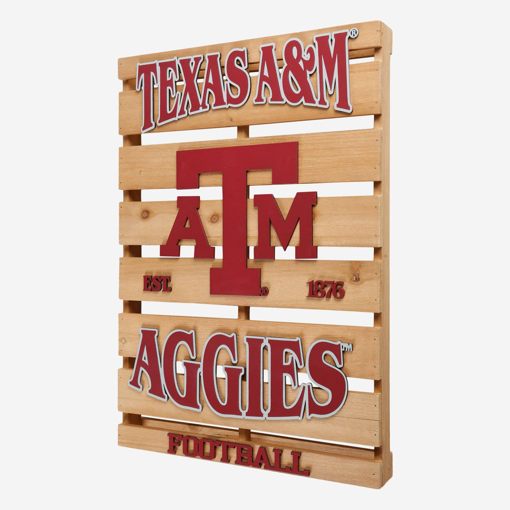 Texas A&M Aggies Wood Pallet Sign FOCO - FOCO.com