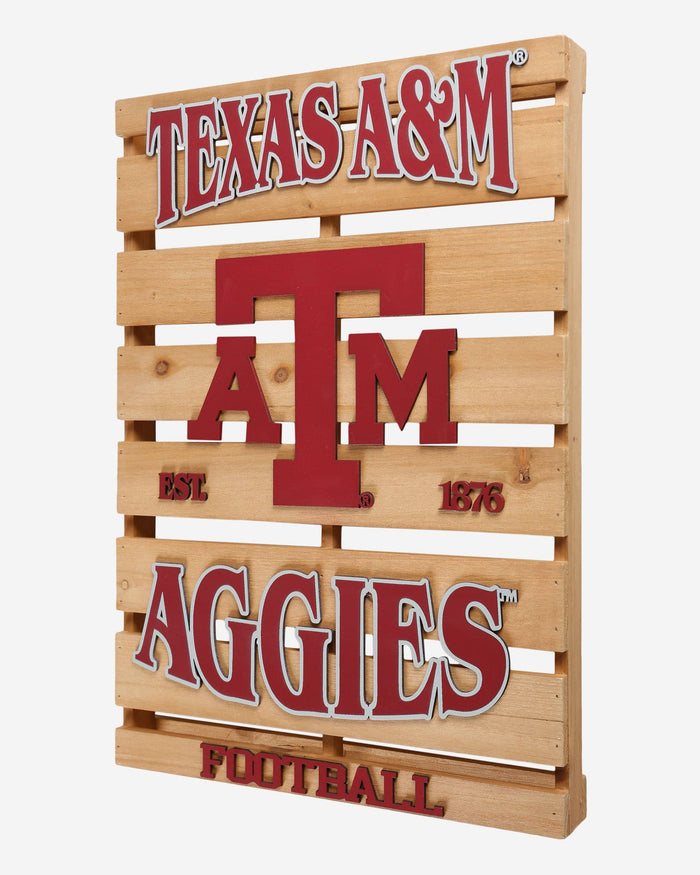 Texas A&M Aggies Wood Pallet Sign FOCO - FOCO.com