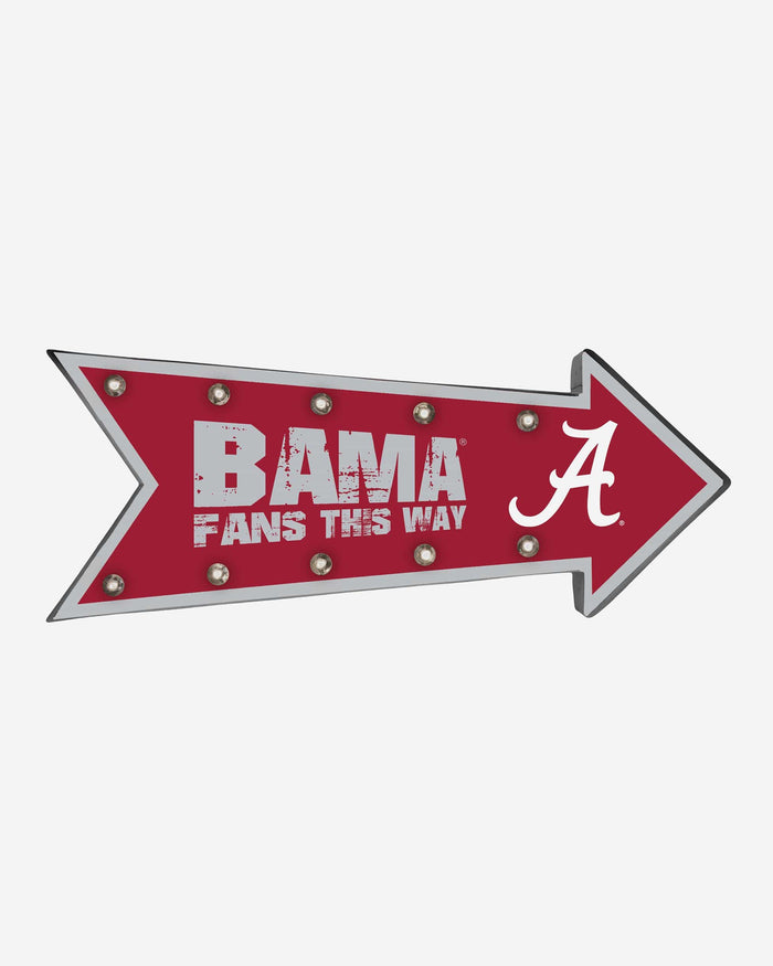 Alabama Crimson Tide Arrow Marquee Sign FOCO - FOCO.com