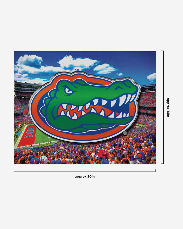 Florida Gators Canvas Wall Sign FOCO - FOCO.com