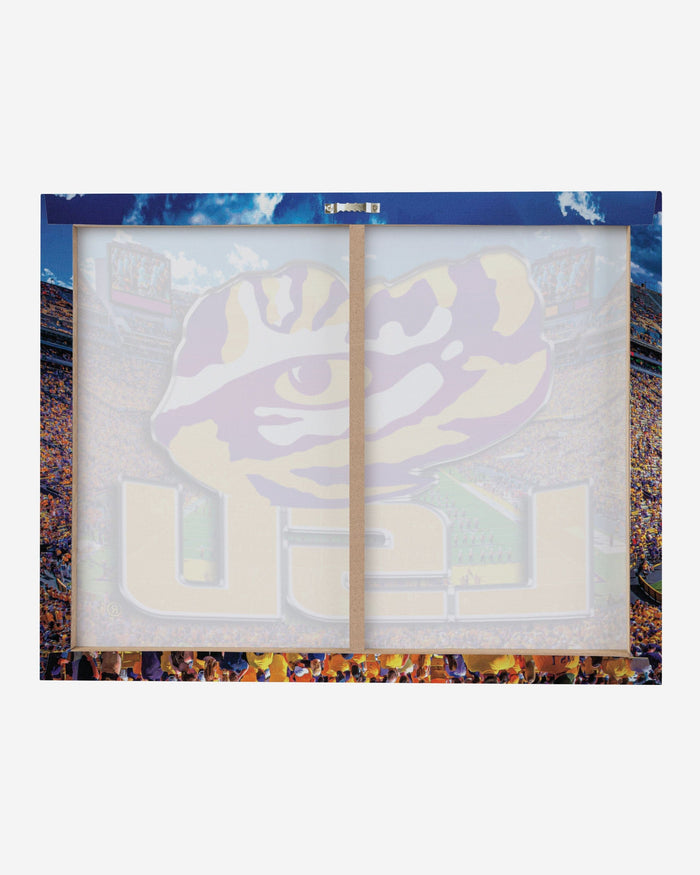 LSU Tigers Canvas Wall Sign FOCO - FOCO.com