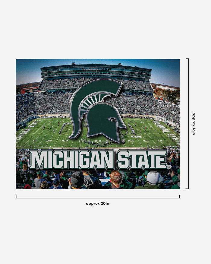 Michigan State Spartans Canvas Wall Sign FOCO - FOCO.com