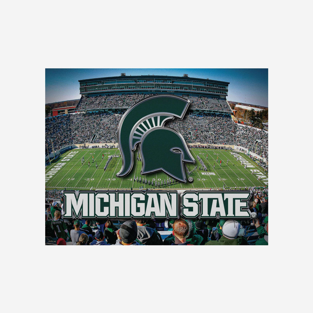 Michigan State Spartans Canvas Wall Sign FOCO - FOCO.com