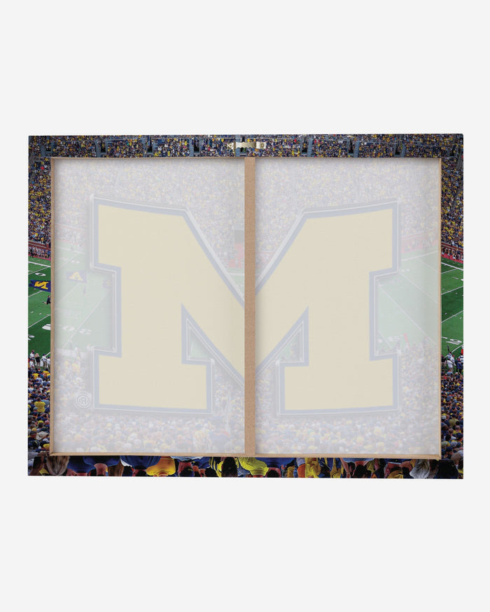 Michigan Wolverines Canvas Wall Sign FOCO - FOCO.com