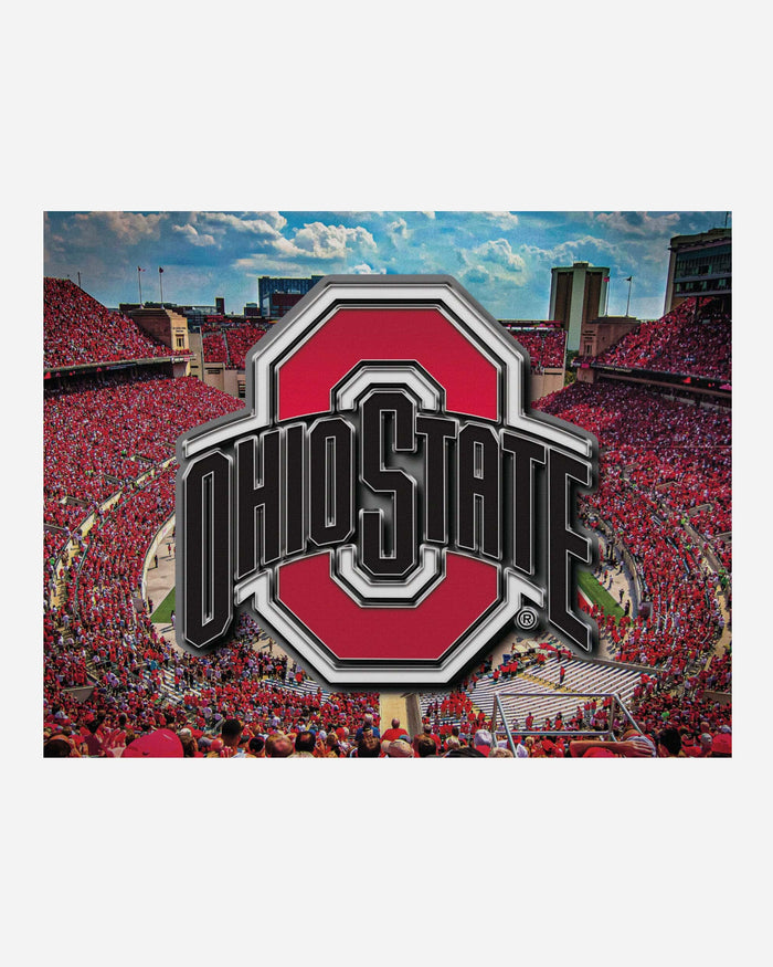 Ohio State Buckeyes Canvas Wall Sign FOCO - FOCO.com