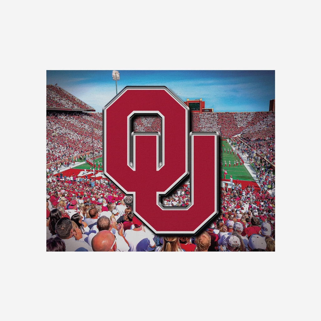 Oklahoma Sooners Canvas Wall Sign FOCO - FOCO.com