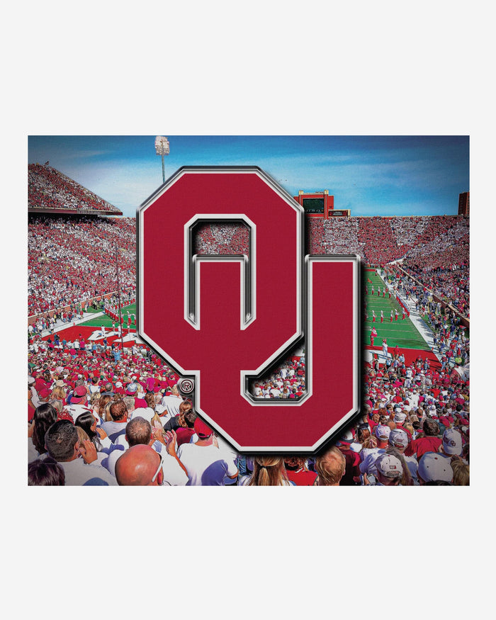 Oklahoma Sooners Canvas Wall Sign FOCO - FOCO.com