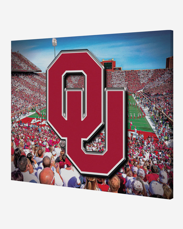 Oklahoma Sooners Canvas Wall Sign FOCO - FOCO.com