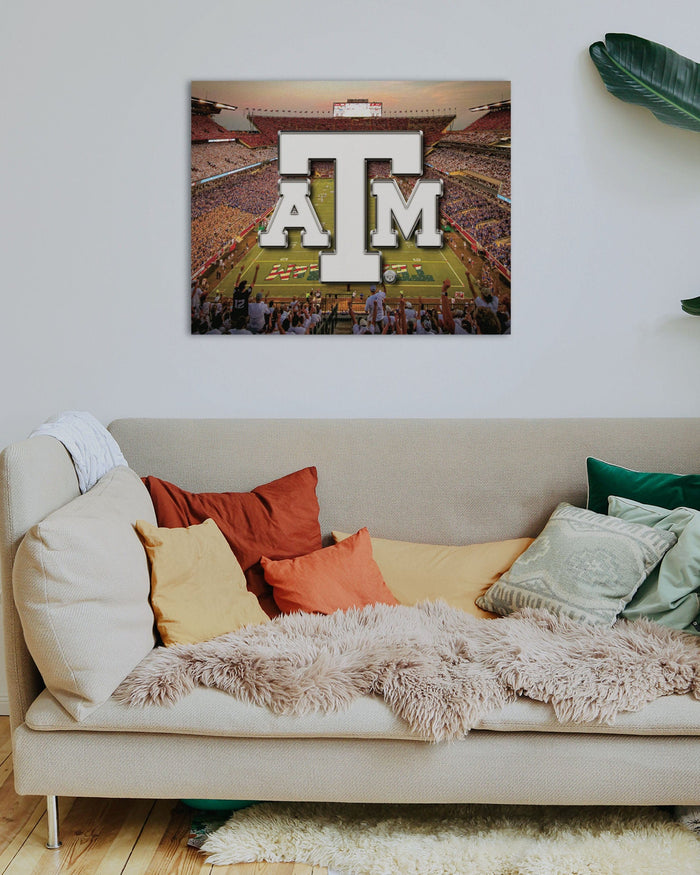 Texas A&M Aggies Canvas Wall Sign FOCO - FOCO.com