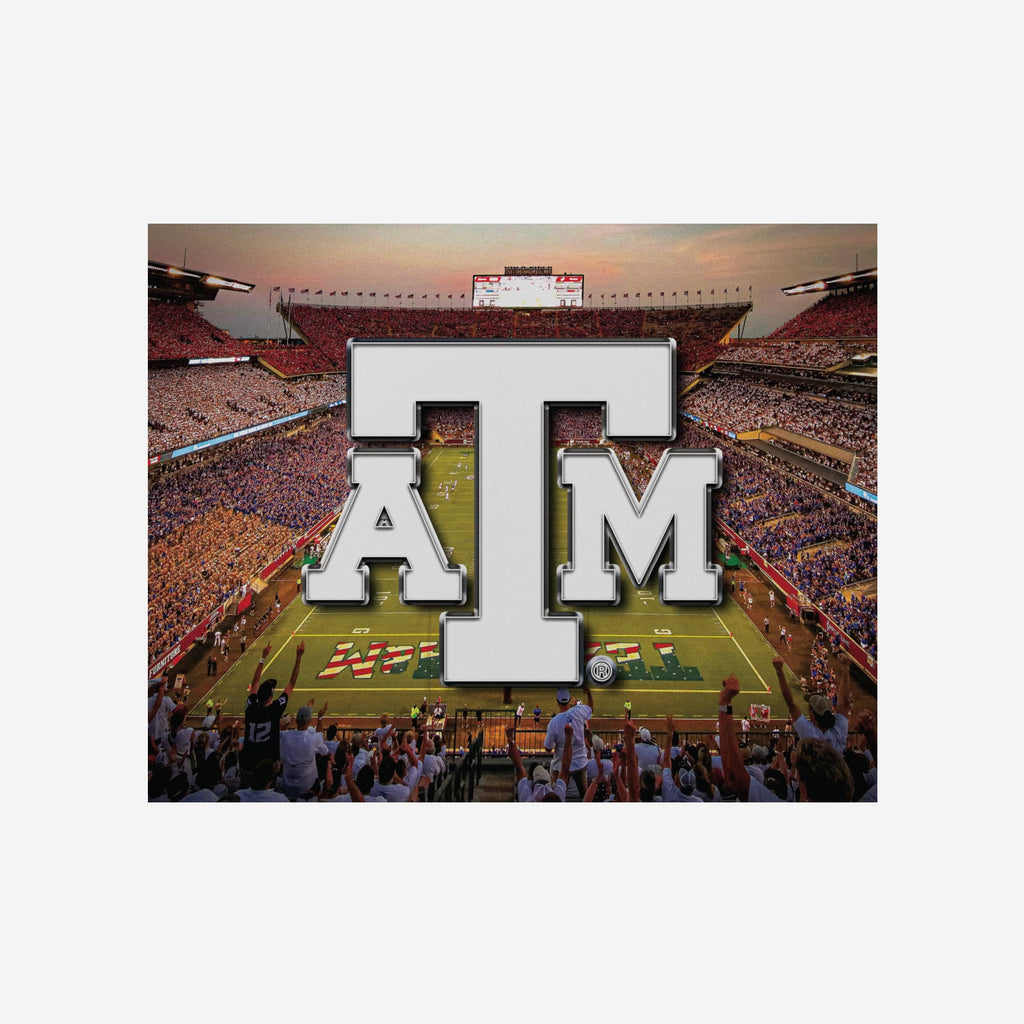 Texas A&M Aggies Canvas Wall Sign FOCO - FOCO.com