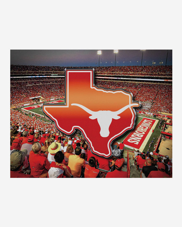 Texas Longhorns Canvas Wall Sign FOCO - FOCO.com