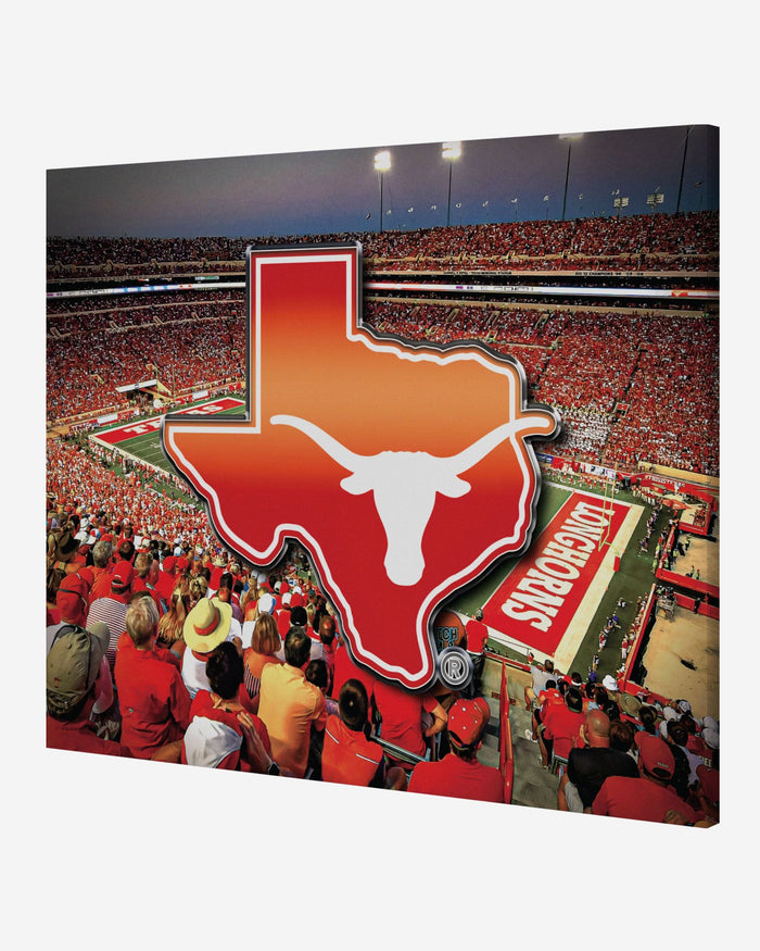 Texas Longhorns Canvas Wall Sign FOCO - FOCO.com