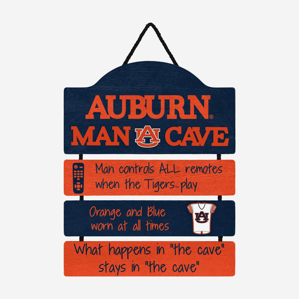 Auburn Tigers Mancave Sign FOCO - FOCO.com