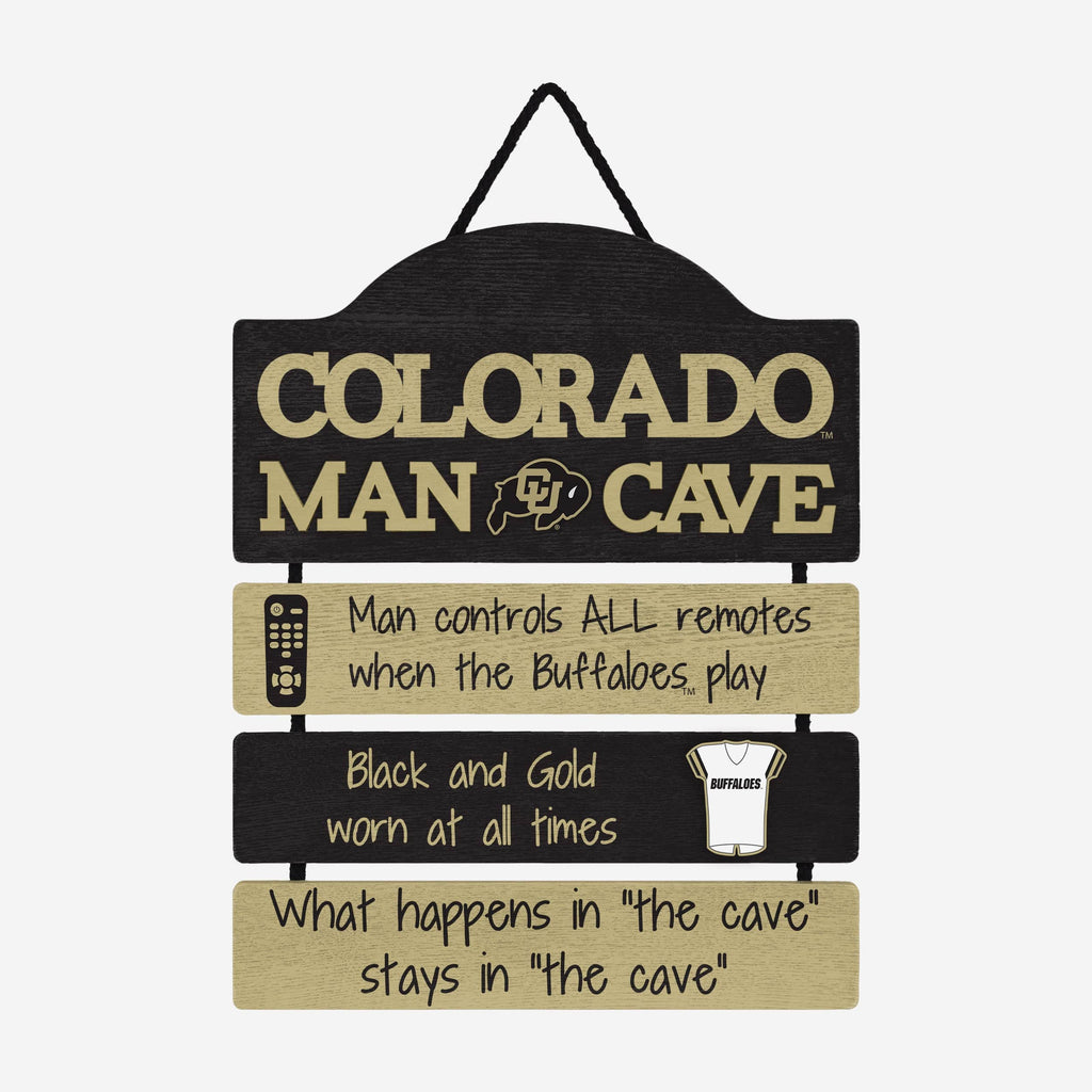 Colorado Buffaloes Mancave Sign FOCO - FOCO.com