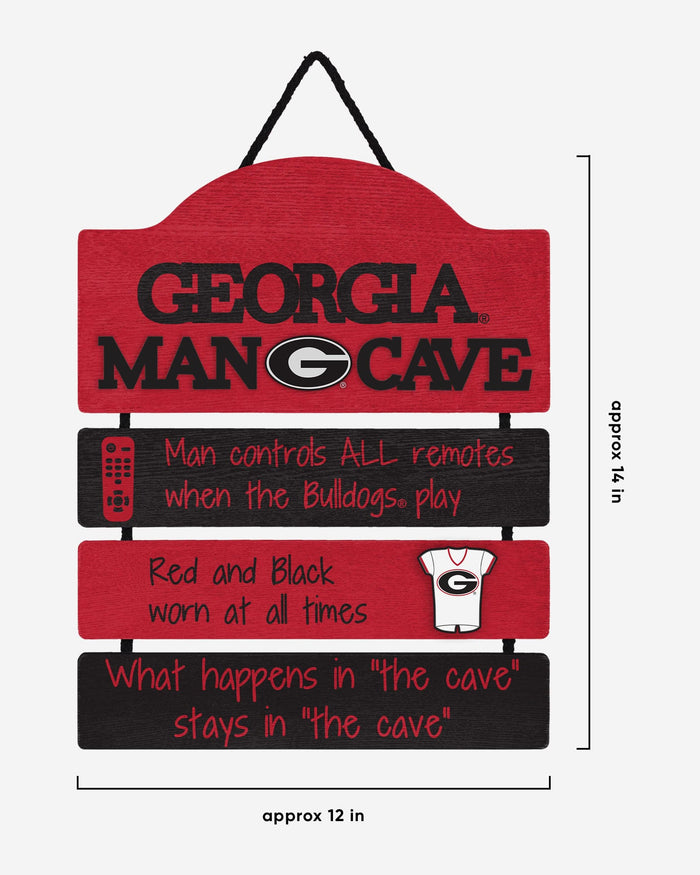 Georgia Bulldogs Mancave Sign FOCO - FOCO.com